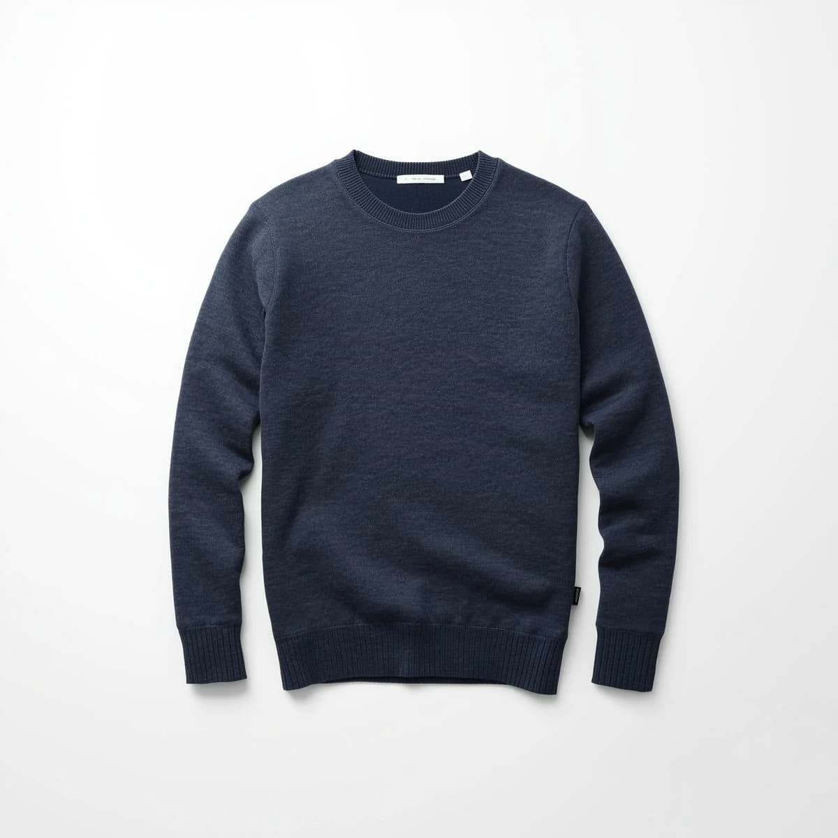 Men's Lightweight Merino Wool Sweater (Grey Melange)