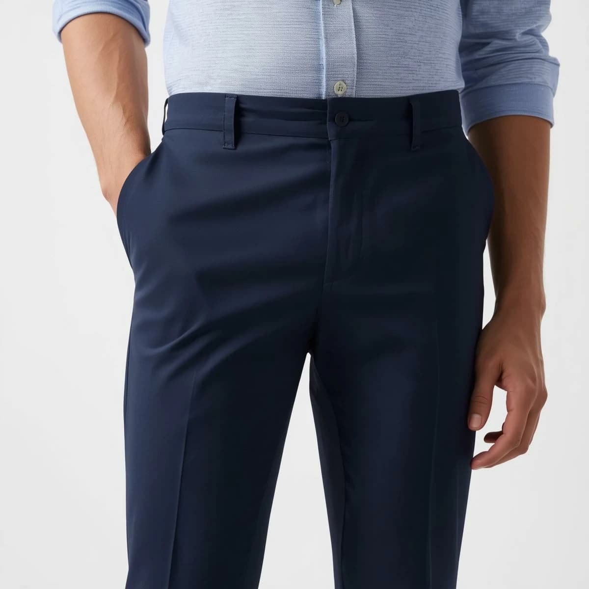 Kids Stretch Chino Trousers (Stone Grey)