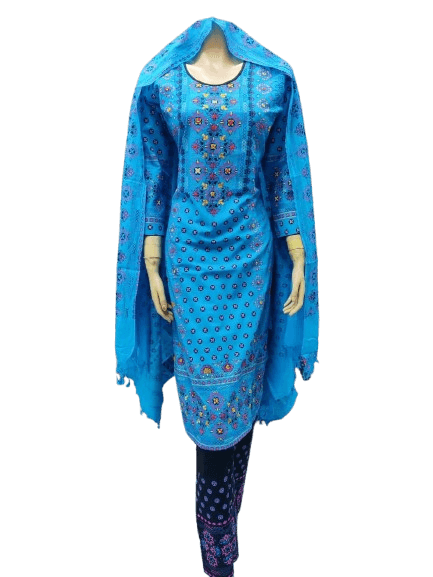 Aarong Quality Slub Cotton Three-Piece