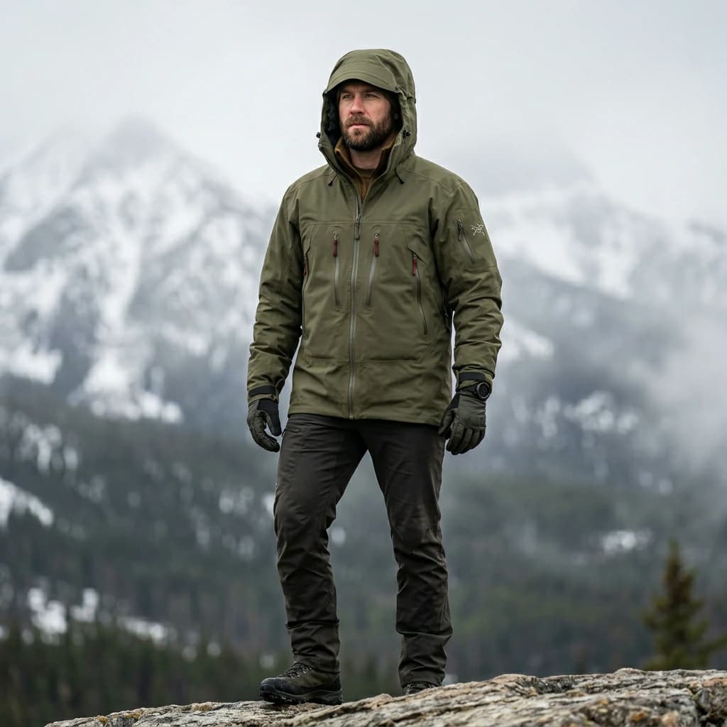 Men's Heavyweight Waterproof Parka Jacket
