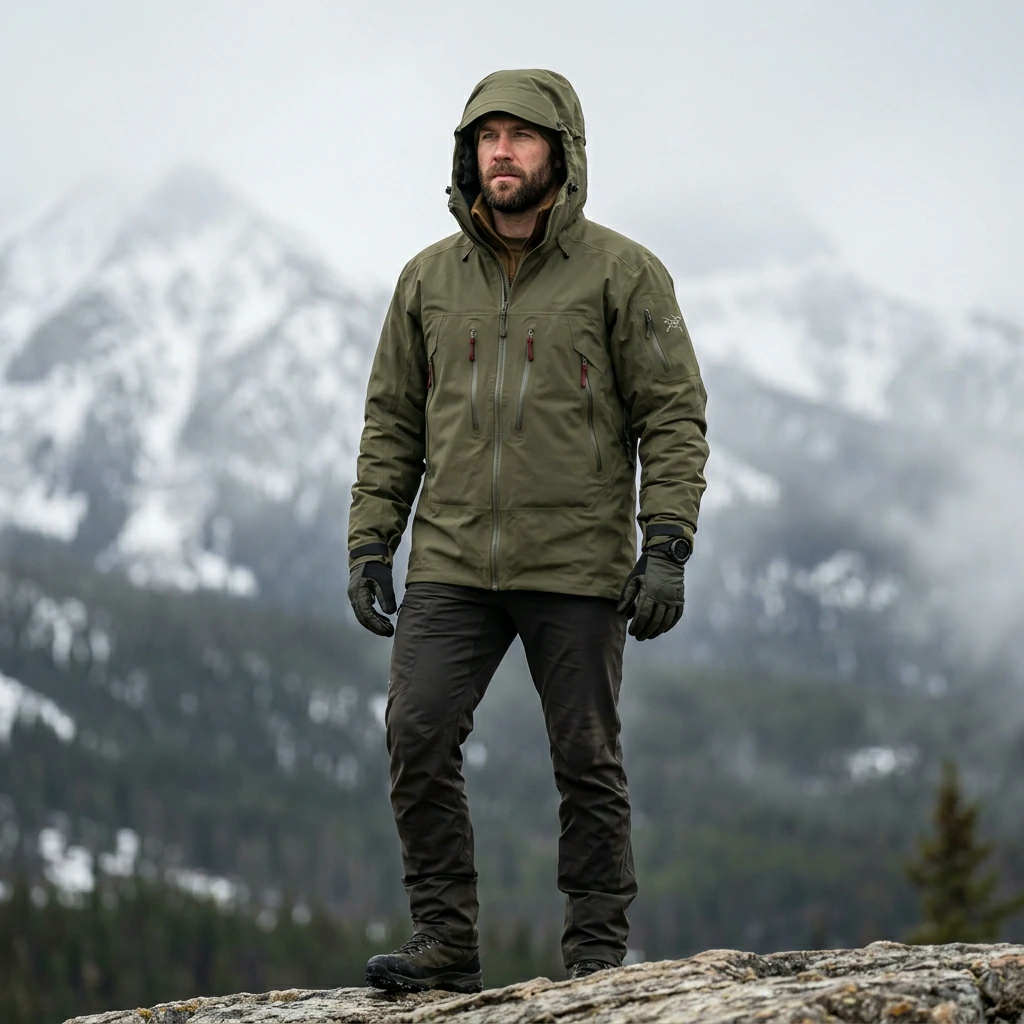 Men's Heavyweight Waterproof Parka Jacket